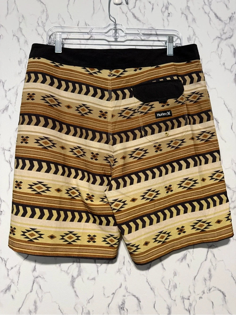 NWT Hurley Men's Aztec Geometric Boardshorts Size 32